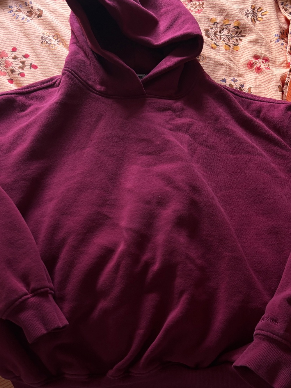 Maroon Garage Hoodie